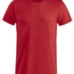 Clique CQ029030 Basic T - Red | Custom Printed and Embroidered