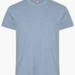 Clique CQ029030 Basic T - Soft Blue | Custom Printed and Embroidered