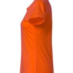 Clique CQ029031 Ladies Basic T - Blood Orange | Custom Printed and Embroidered