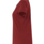 Clique CQ029031 Ladies Basic T - Burgundy | Custom Printed and Embroidered
