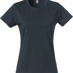 Clique CQ029031 Ladies Basic T - Dark Navy | Custom Printed and Embroidered