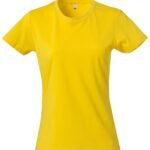 Clique CQ029031 Ladies Basic T - Lemon | Custom Printed and Embroidered