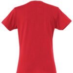 Clique CQ029031 Ladies Basic T - Red | Custom Printed and Embroidered