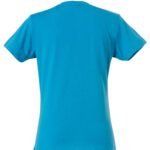Clique CQ029031 Ladies Basic T - Turquoise | Custom Printed and Embroidered