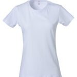 Clique CQ029031 Ladies Basic T - White | Custom Printed and Embroidered