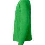Clique CQ029033 Basic Long Sleeve T - Apple Green | Custom Printed and Embroidered
