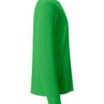 Clique CQ029033 Basic Long Sleeve T - Apple Green | Custom Printed and Embroidered