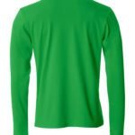 Clique CQ029033 Basic Long Sleeve T - Apple Green | Custom Printed and Embroidered