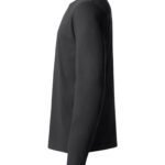 Clique CQ029033 Basic Long Sleeve T - Black | Custom Printed and Embroidered