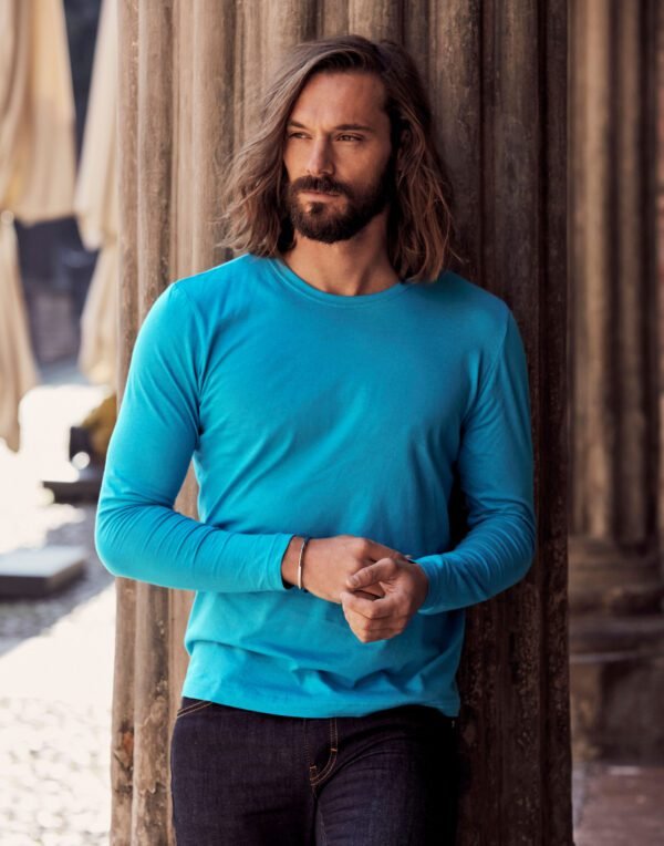 Clique CQ029033 Basic Long Sleeve T | Custom Printed and Embroidered