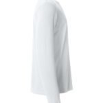 Clique CQ029033 Basic Long Sleeve T - White | Custom Printed and Embroidered