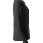 CLIQUE CQ029034 Ladies L/S Basic-T - Black | Custom Printed and Embroidered