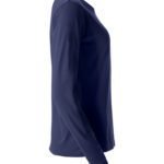 CLIQUE CQ029034 Ladies L/S Basic-T - Dark Navy | Custom Printed and Embroidered