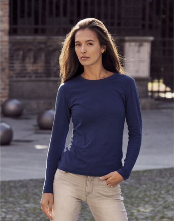 CLIQUE CQ029034 Ladies L/S Basic-T | Custom Printed and Embroidered