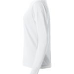 CLIQUE CQ029034 Ladies L/S Basic-T - White | Custom Printed and Embroidered