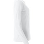 CLIQUE CQ029034 Ladies L/S Basic-T - White | Custom Printed and Embroidered