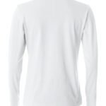 CLIQUE CQ029034 Ladies L/S Basic-T - White | Custom Printed and Embroidered