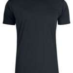Clique CQ029038 Basic Active-T - Black | Custom Printed and Embroidered