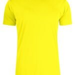 Clique CQ029038 Basic Active-T - Visibility Yellow | Custom Printed and Embroidered