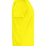 Clique CQ029038 Basic Active-T - Visibility Yellow | Custom Printed and Embroidered