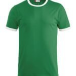 Clique CQ029314 Nome T-shirt - Green/White | Custom Printed and Embroidered