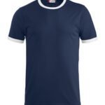 Clique CQ029314 Nome T-shirt - Navy/White | Custom Printed and Embroidered