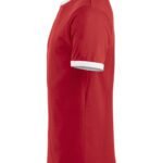 Clique CQ029314 Nome T-shirt - Red/White | Custom Printed and Embroidered