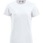 Clique CQ029341 Ladies Premium-T - White | Custom Printed and Embroidered