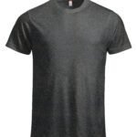 Clique CQ029360 New Classic-T - Anthracite Melange | Custom Printed and Embroidered