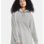 Craft CR1914700 Ladies ADV Join Long Hoodie - Grey Melange | Custom Printed and Embroidered