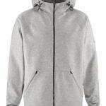 Craft CR1914706 ADV Join FZ Hoodie - Grey Melange | Custom Printed and Embroidered