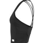 Craft CR1916009 Collective Cropped Singlet - Black | Custom Printed and Embroidered