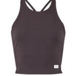 Craft CR1916009 Collective Cropped Singlet - Dark Plum | Custom Printed and Embroidered