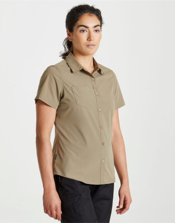 Craghoppers Expert CES004 Womens Kiwi Short Sleeve Shirt | Custom Printed and Embroidered