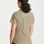 Craghoppers Expert CES004 Womens Kiwi Short Sleeve Shirt - Pebble | Custom Printed and Embroidered