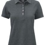 Cutter & Buck CB354419 Advantage Polo Women - Anthracite Melange | Custom Printed and Embroidered