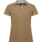 Cutter & Buck CB354421 Advantage Premium Polo Women - Khaki | Custom Printed and Embroidered