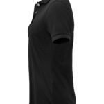 Cutter & Buck CB354435 Virtue Polo Solid Women - Black | Custom Printed and Embroidered