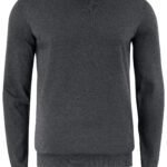 Cutter & Buck CB355416 Oakville Crewneck Men - Anthracite Melange | Custom Printed and Embroidered