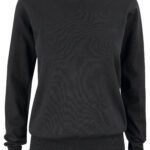 Cutter & Buck CB355417 Oakville Crewneck Women - Black | Custom Printed and Embroidered