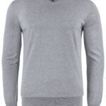 Cutter & Buck CB355418 Oakville V-neck Men - Grey Melange | Custom Printed and Embroidered