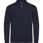 Cutter & Buck CB355428 Oakville Half Zip Sweater Men - Dark Navy | Custom Printed and Embroidered