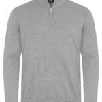 Cutter & Buck CB355428 Oakville Half Zip Sweater Men - Grey Melange | Custom Printed and Embroidered