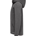 Cutter & Buck CB358418 Pemberton Hood Full Zip Men - Anthracite Melange | Custom Printed and Embroidered