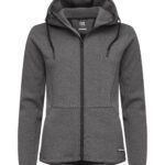 Cutter & Buck CB358419 Pemberton Hood Full Zip Women - Anthracite Melange | Custom Printed and Embroidered