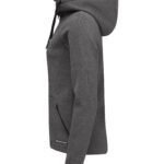 Cutter & Buck CB358419 Pemberton Hood Full Zip Women - Anthracite Melange | Custom Printed and Embroidered