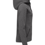 Cutter & Buck CB358419 Pemberton Hood Full Zip Women - Anthracite Melange | Custom Printed and Embroidered