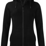 Cutter & Buck CB358419 Pemberton Hood Full Zip Women - Black | Custom Printed and Embroidered
