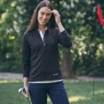 Cutter & Buck CB358425 Adapt Half Zip Women | Custom Printed and Embroidered