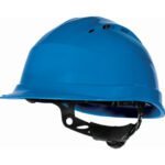 Delta Plus QUARTZ4 Quartz Rotor® Safety Helmet - Blue | Custom Printed and Embroidered